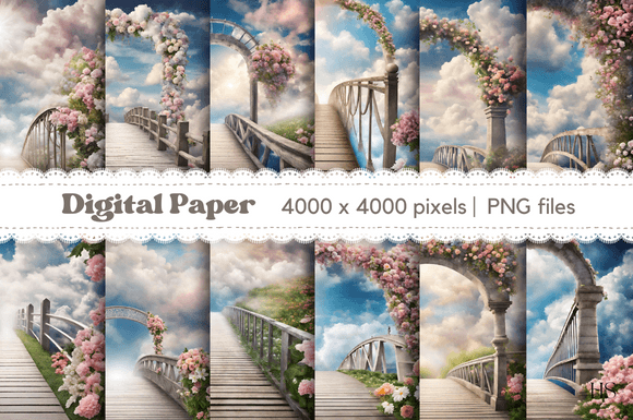 Download 12 Floral Bridge to Heaven Background - Heaven background Collection