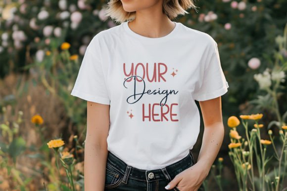 Download Comfort Colors C1717 White Shirt Mockup - White shirt mockup Collection