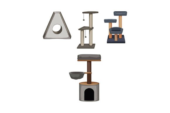 Download Cat Tree Scratching Posts and Resting Ho - Premium Resources
